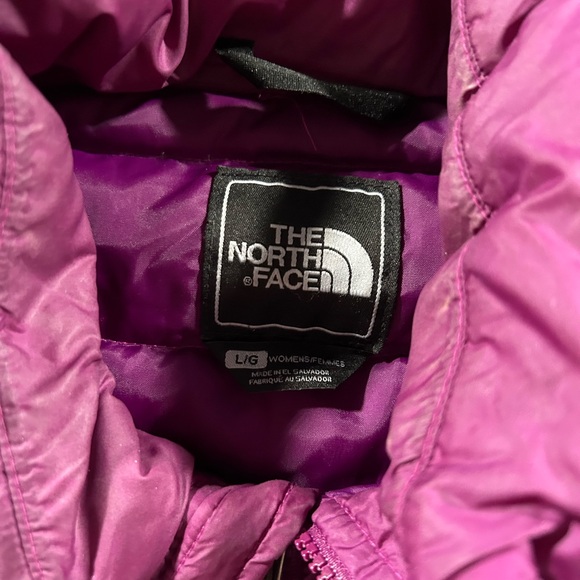 The North Face Denali 550 Down Puffer Jacket Plum Purple - Picture 4 of 5